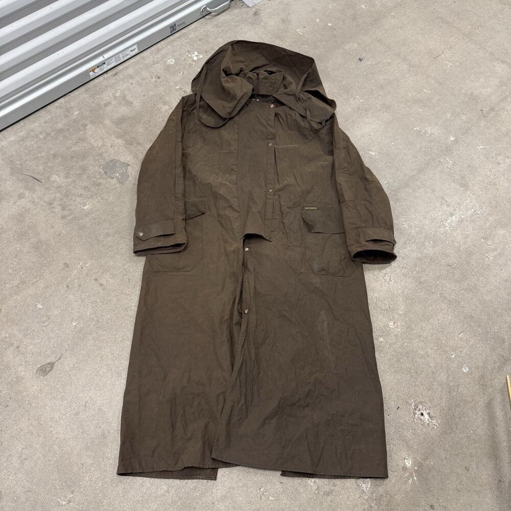 Driza-Bone Australia Vintage Waxed Oilskin Waterproof Trench Riding Coat 7/XL
